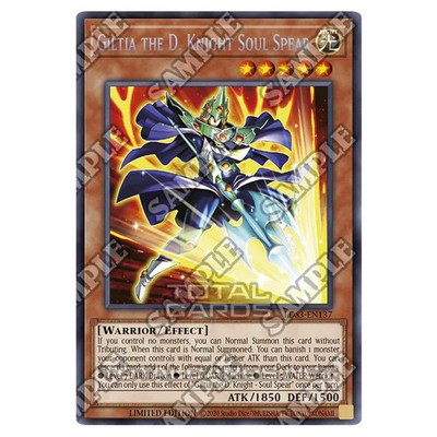 YuGiOh Legendary Duelists: Season 3 Giltia the D. Knight Soul Spear (Secret R...