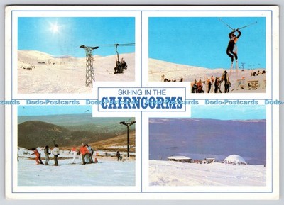 L351424 Skifahren in den Cairngorms. Das Cairngorm Skigebiet Inverness Shire. J. Kunst