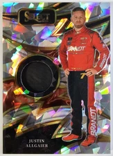 2025 Panini Select NASCAR Racing Sparks S-JAL Justin Allgaier Tire Cracked Ice 