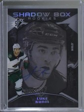 2017-18 SPx Shadow Box Rookies Variant Tier 1 112/148 Luke Kunin #33 Auto 0u70