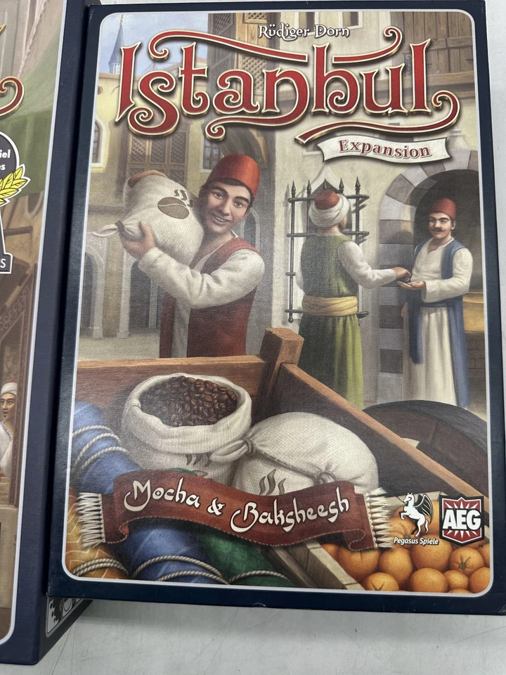 Juego de Mesa Estambul Completo + Expansión Mocha & Baksheesh (NiOB) AEG Foto 3 de 4