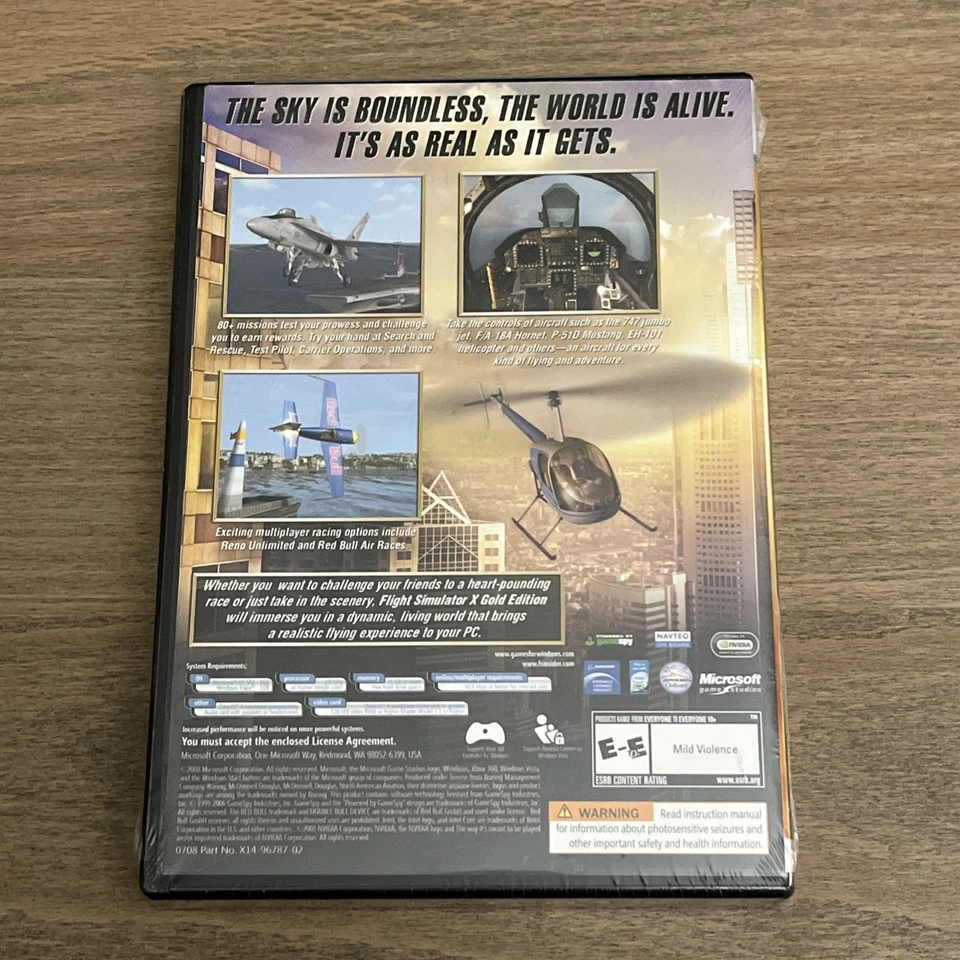 Microsoft Flight Simulator X: Gold Edition (PC: Windows, 2008) DVD - Image 3 of 4