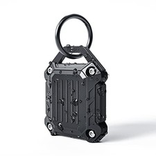 Waterproof Airtag Keychain Holder Case,Screw Full Cover Compatible with Apple A