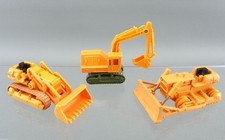 Vintage 1974 Tomica Diecast Komatsu Dozer Shovel Bulldozer Bucyrus Excavator Lot