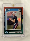 2024 Donruss Drake Maye Optic Rated Rookie Preview Red and Green #379 Patriots
