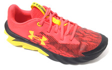 Under Armour SIZE 5Y UA Charged NEON Scramjet 3 RUNNING Shoe Orange Boys YOUTH