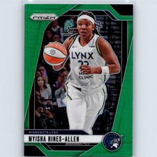 2024 Panini Prizm WNBA Myisha Hines-Allen #20 Green Prizms Minnesota Lynx