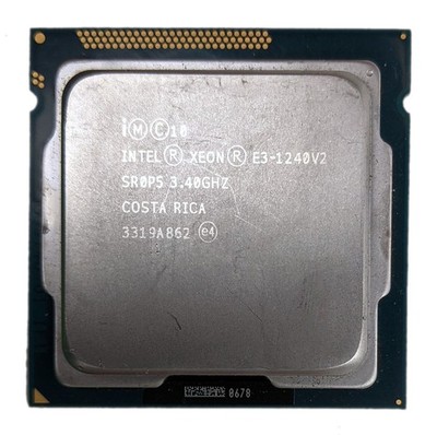 Intel Xeon E3-1240 v2 3.40GHz 8MB Quad-Core Socket LGA 1155 CPU Processor SR0P5