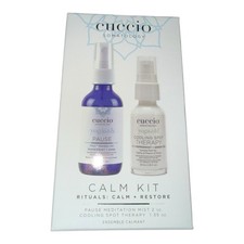 Cuccio Calm Kit Of 2 Pause Mist Cooling Spot Therapy Peppermint Sage Green Tea