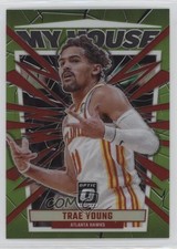 2023-24 Panini Donruss Optic My House Lime Green Prizm 12/149 Trae Young #8 0vf5