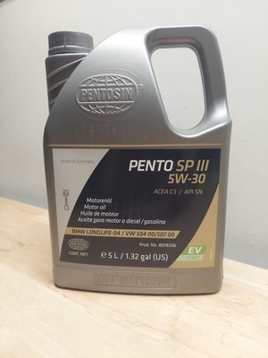 Pentosin 8078206 Pento SP High Performance 5W-30 Full Synthetic Motor Oil 5Liter