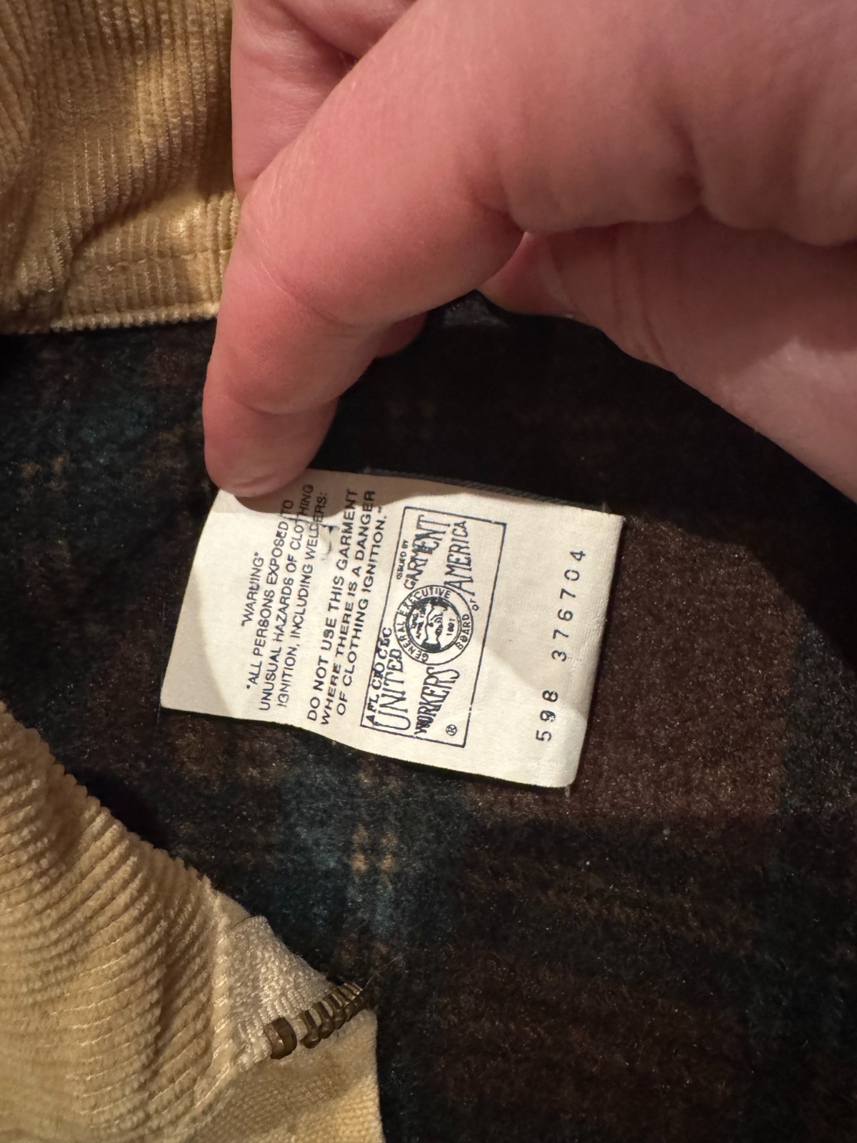 RARE VTG Large 1998 Carhartt Sandstone Detroit Jacket J43WET - Barely Worn! image 8