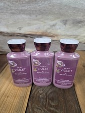3PK Bath Body Works Very Violet Body Lotion 8oz