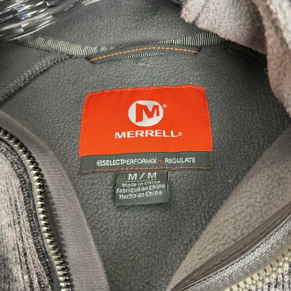 Merrell Select Performix+Regulate Mens Medium Full Zip Hooded Jacket Wool Blend - Image 3 of 4