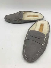 Pre-Owned Peter Millar Gray Size 7.5 Mule Flats
