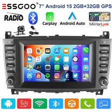 F&uuml;r Mercedes Benz C CLC W209 W203 Autoradio KAM+ Android 15 32G Carplay WIFI GPS