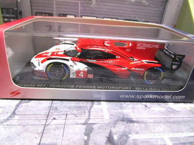 PORSCHE 963 LMDh Penske 24h Le Mans 2025 #4 Nasr Tandy Wehrlein Spark 1:43