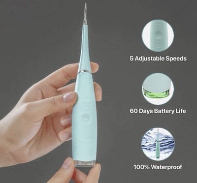 NUTEETH Electric Teeth Calculus Remover 5 Speeds Rechargeable