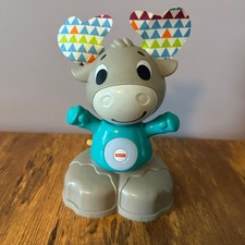 Fisher-Price Linkimals Musical Moose Learning Toy Lights Sounds Tested Works