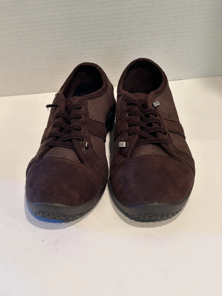 Zapatos Arcopedico Mujer Talla 7 Amortiguadores para Caminar LS Marrón Chocolate Tejido y Gamuza Foto 2 de 4