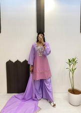 Women Indian Pakistani Top Tunic Kurti Salwar Kameez Set Party Wear Ethnic Kurti