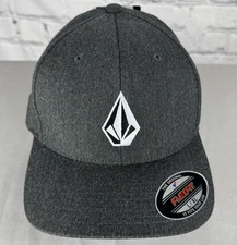 Volcom Flexfit Full Stone Heather Logo Hat Cap,  L/XL, New