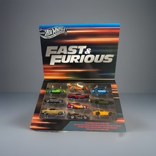Hot Wheels 2025 Silver Series Fast Furious 10-Car Box Set Exclusive Die-Cast