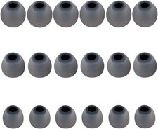 9 Pairs Silicone Replacement Earbud Tips Eartips S M L for In-Ear Headphones