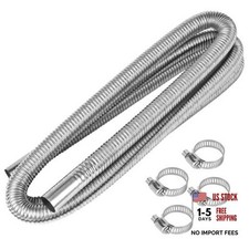 98.4 Inches Stainless Steel Exhaust Hose 2.5cm 1 In Fuel 98.4in250cm1pcs 98.4 Inches Stainless Steel Exhaust Hose 2.5cm 1 In Fuel 98.4in250cm1pcs