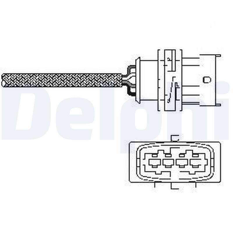 Delphi Lambdasonde [Hersteller-Nr. ES10789-12B1] für Opel, Vauxhall - Bild 5