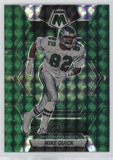 2023 Panini Mosaic Green Mosaic Prizm Mike Quick #200 0pe3