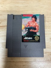 Rambo NES Cart Only Tested Sticker On Back