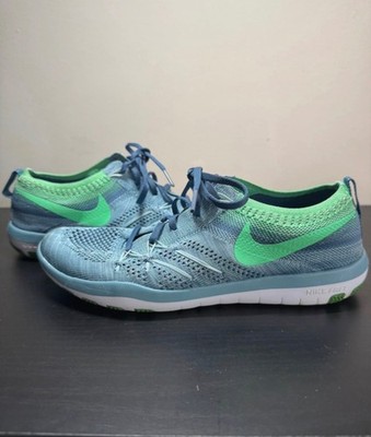 Nike Free Trainer Focus Women s 6.5 Blue/Green Cross Training Athletic Shoes