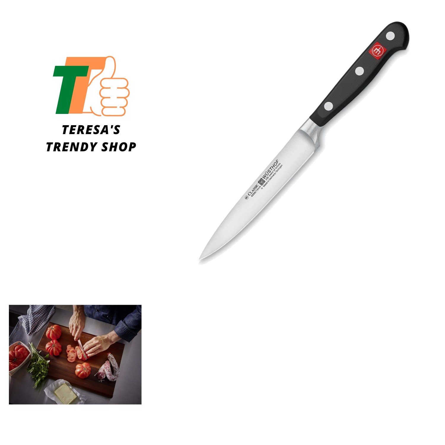 Classic 4.5" Utility Knife, Black