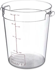 Carlisle FoodService Products 1076607 StorPlus Polycarbonate Round Food Storage