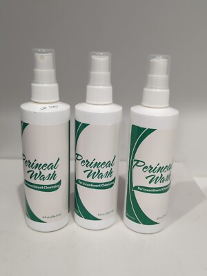 Perineal Wash No Rinse Perineal Spray  3 PK lightly scented New FREE SHIPPING
