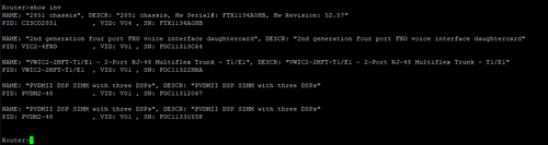 Cisco 2851 CISCO2851-SRST/K9 1x VIC2-4FXO 2x PVDM2-48 1x VWIC2-2MFT-T1/E1 Router - Picture 3 of 13