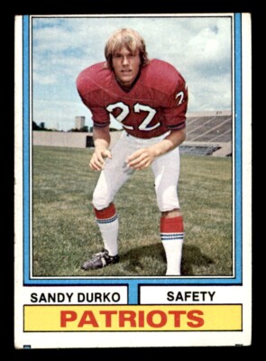 1974 Topps Football #247 Sandy Durko VG/EX *d5