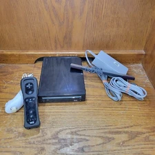 Nintendo Wii Console Black - Includes Accessories - No Controller Battery cover