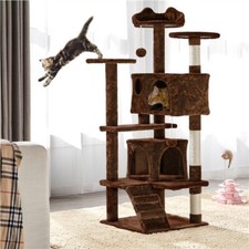 Cat Tree Tower Condo Scratching Post Furniture with Dalling Ball and Perch