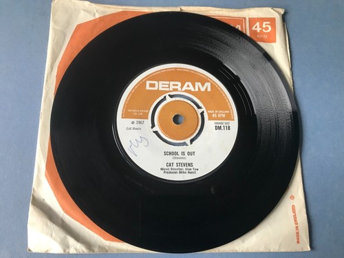 Cat Stevens, I'm Gonna Get A Gun, Vinyl 7" Singles, 45rpm, 1967, Deram - Picture 3 of 6