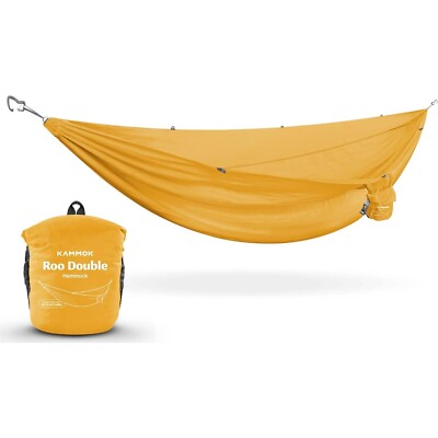 Kammok Roo Double Hammock, Waterproof, Lightweight for Camping and