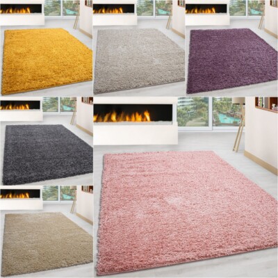 Teppiche Antirutsch Weich Shaggy Teppich Groß Wohnzimmer Schlafzimmer Teppich Küchenmatte