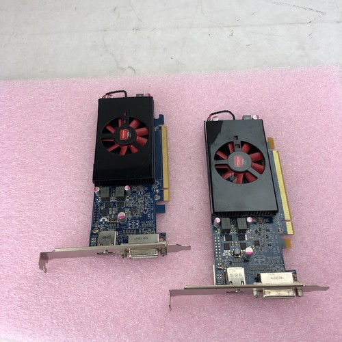 Lot of 2 AMD Radeon HD 7570 GPU DP/N 051NCR - 1GB DDR3 PCIe Graphics Card  - Afbeelding 1 van 12