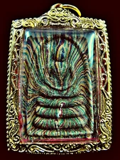 Fine! Buddha Phra Somdej LP Pae Kao Phan Pim Sai Rung BE2535 Thai Amulet