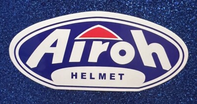 Airoh Helmets Sticker. Size: 3.5 X 1.5 inch. *Glossy*Finish. Self Adhesive