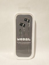 Modal - Stereo Headphones with Microphone  Gray  Wired New MD-HPEBP1-B
