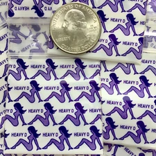 BaggiesSince1987 - 175175 Zip Seal Design Bags HEAVY DOLL PURPLE 100, 👀Detail🔽