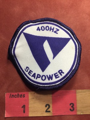 As-Is (kinda odd shape instead of round) 400HZ SEAPOWER Advertising Patch 87NI