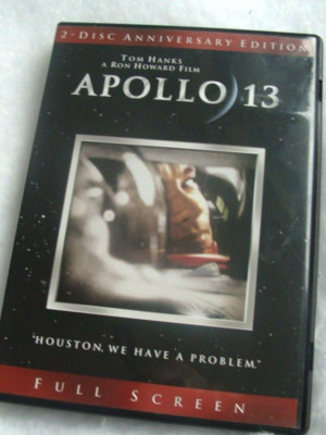 Apollo 13 (DVD 1995) Tom Hanks Ron Howard Fullscreen PG-13 CC Anniv. Ed. 2 Disc